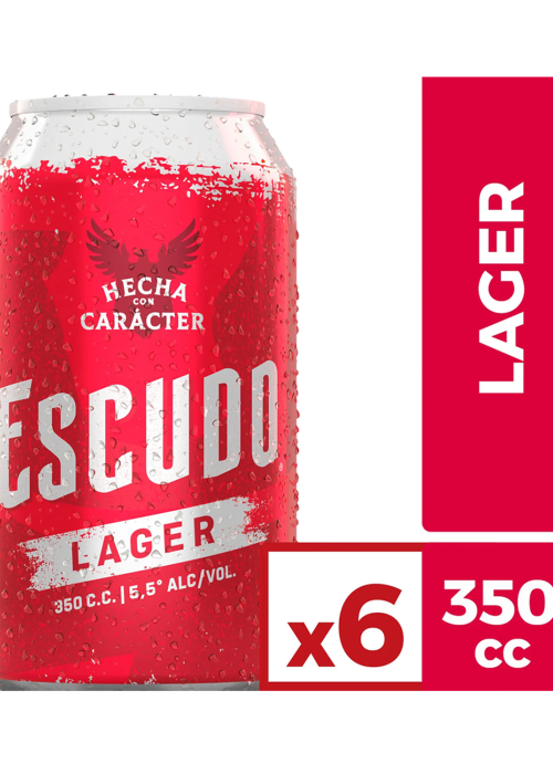 ESCUDO LATA 6 PACK 350 CC
